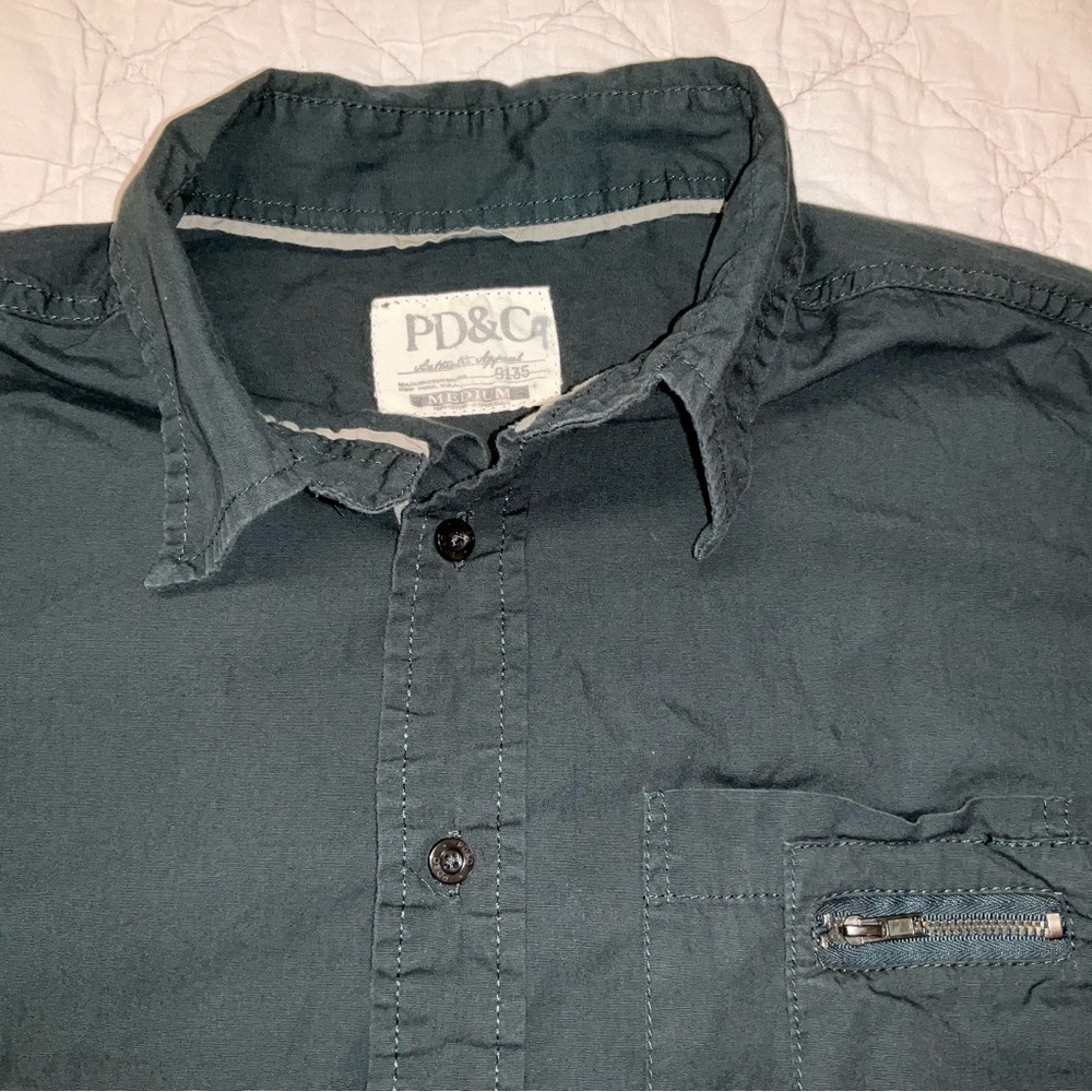 Paper Denim & Cloth men’s Medium LS Gray Button Down Shirt
